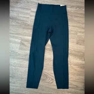 Women's Teal mesh Leggings Large